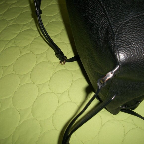 Kate Spade Leila Black Pebbled Leather Backpack/Purse main image 7